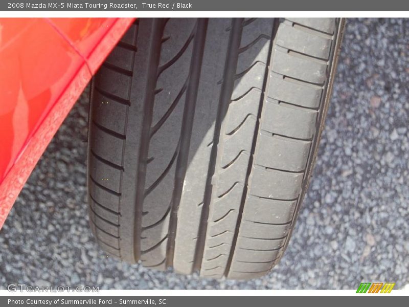 True Red / Black 2008 Mazda MX-5 Miata Touring Roadster