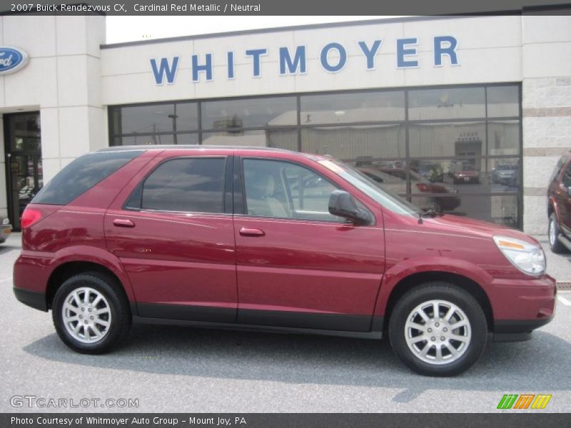 Cardinal Red Metallic / Neutral 2007 Buick Rendezvous CX