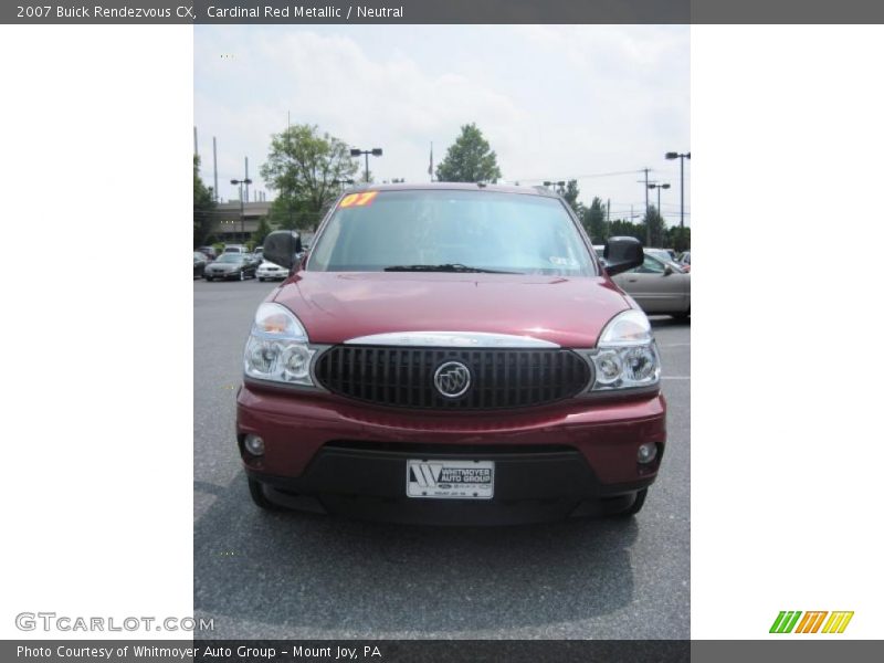 Cardinal Red Metallic / Neutral 2007 Buick Rendezvous CX