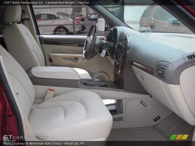 Cardinal Red Metallic / Neutral 2007 Buick Rendezvous CX