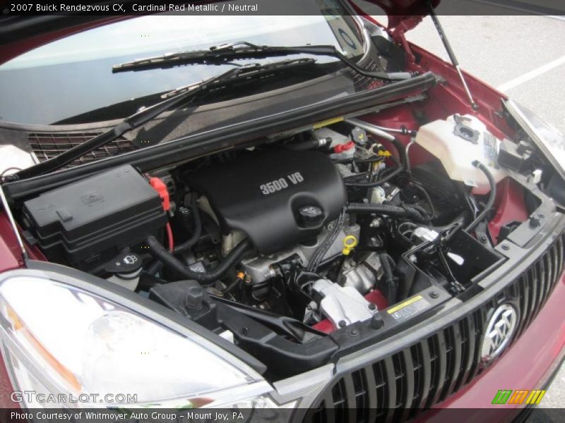Cardinal Red Metallic / Neutral 2007 Buick Rendezvous CX