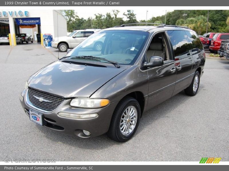 Taupe Frost Metallic / Camel 1999 Chrysler Town & Country Limited