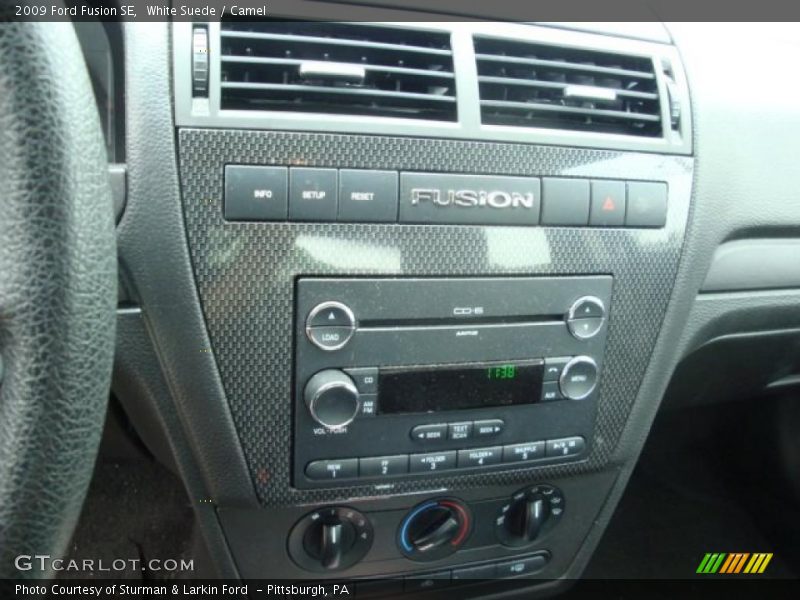 White Suede / Camel 2009 Ford Fusion SE