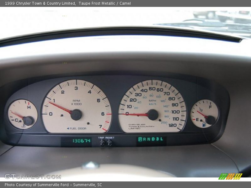 Taupe Frost Metallic / Camel 1999 Chrysler Town & Country Limited