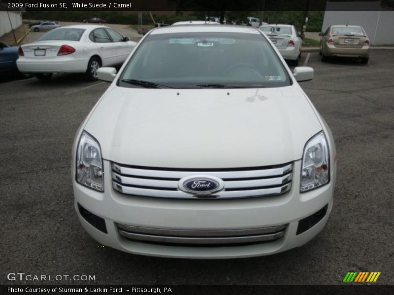 White Suede / Camel 2009 Ford Fusion SE