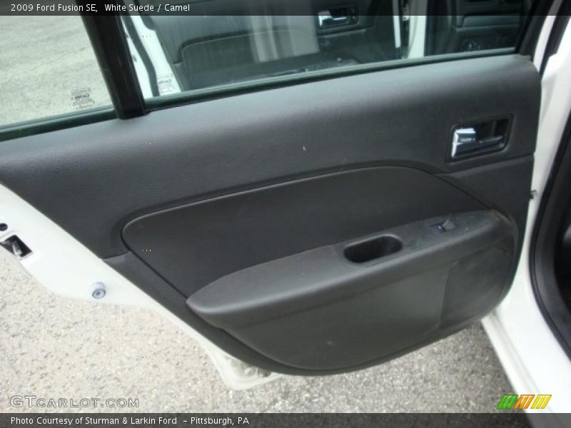White Suede / Camel 2009 Ford Fusion SE