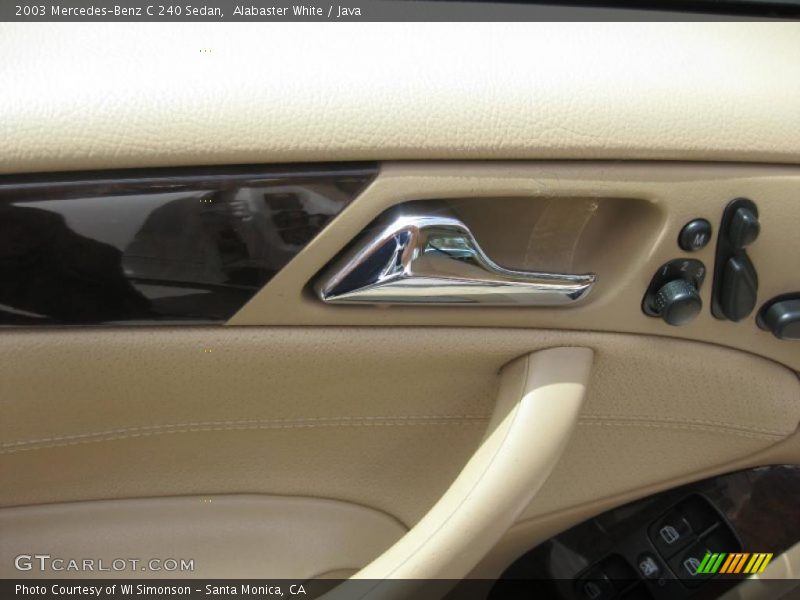 Alabaster White / Java 2003 Mercedes-Benz C 240 Sedan