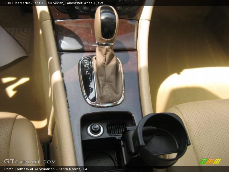 Alabaster White / Java 2003 Mercedes-Benz C 240 Sedan