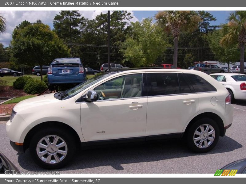Creme Brulee Metallic / Medium Camel 2007 Lincoln MKX AWD