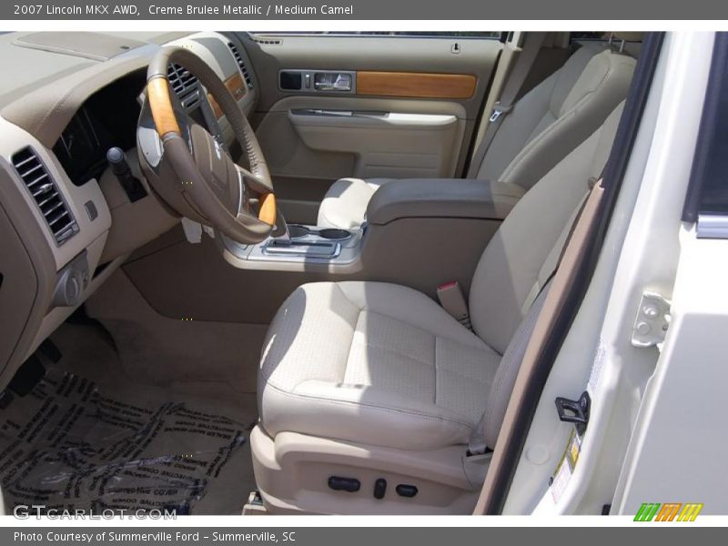 Creme Brulee Metallic / Medium Camel 2007 Lincoln MKX AWD