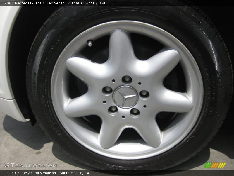 Alabaster White / Java 2003 Mercedes-Benz C 240 Sedan