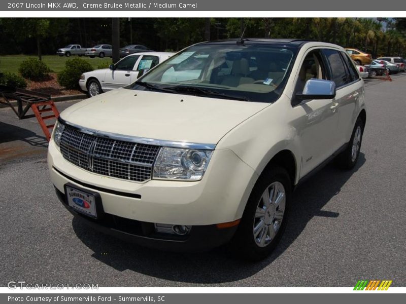 Creme Brulee Metallic / Medium Camel 2007 Lincoln MKX AWD