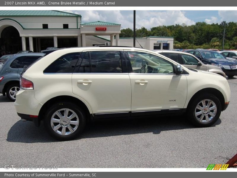 Creme Brulee Metallic / Medium Camel 2007 Lincoln MKX AWD