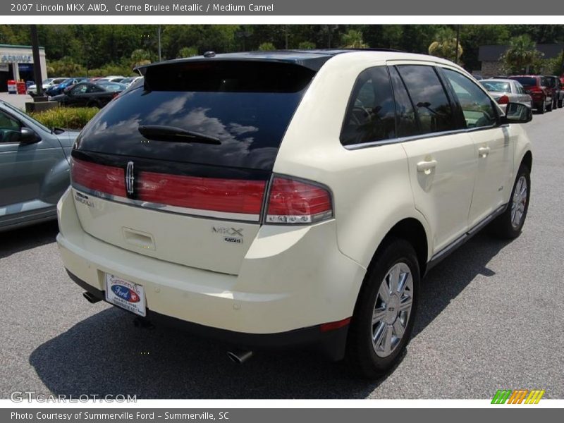 Creme Brulee Metallic / Medium Camel 2007 Lincoln MKX AWD