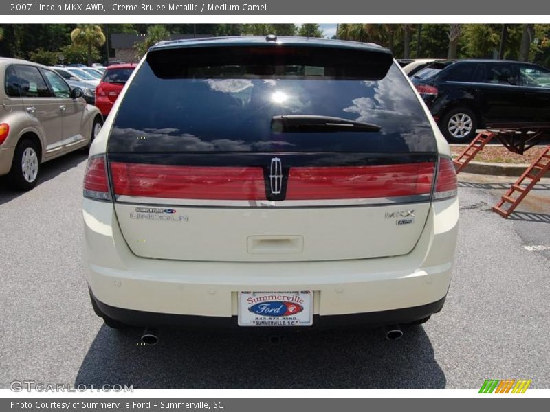 Creme Brulee Metallic / Medium Camel 2007 Lincoln MKX AWD