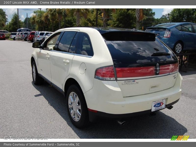 Creme Brulee Metallic / Medium Camel 2007 Lincoln MKX AWD