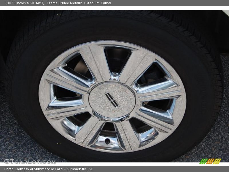 Creme Brulee Metallic / Medium Camel 2007 Lincoln MKX AWD