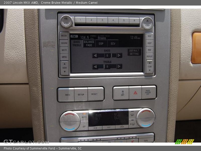 Creme Brulee Metallic / Medium Camel 2007 Lincoln MKX AWD