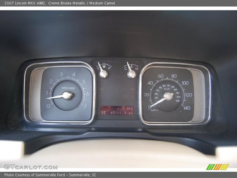Creme Brulee Metallic / Medium Camel 2007 Lincoln MKX AWD