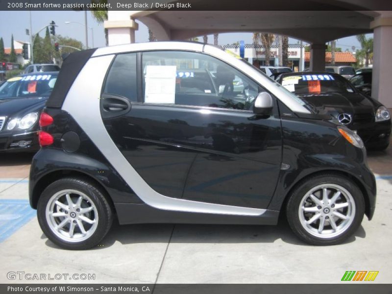 Deep Black / Design Black 2008 Smart fortwo passion cabriolet