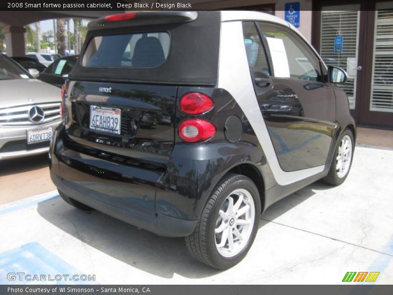 Deep Black / Design Black 2008 Smart fortwo passion cabriolet