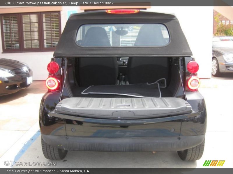 Deep Black / Design Black 2008 Smart fortwo passion cabriolet
