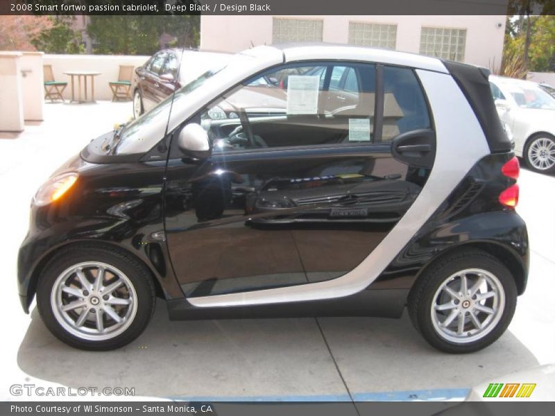 Deep Black / Design Black 2008 Smart fortwo passion cabriolet