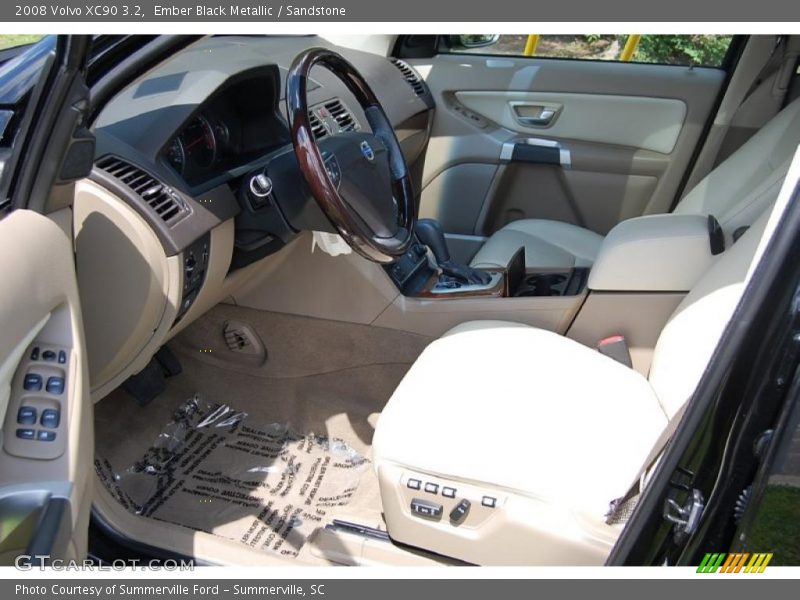 Ember Black Metallic / Sandstone 2008 Volvo XC90 3.2