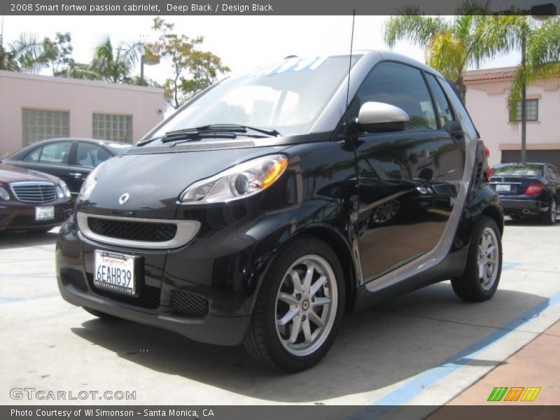 Deep Black / Design Black 2008 Smart fortwo passion cabriolet