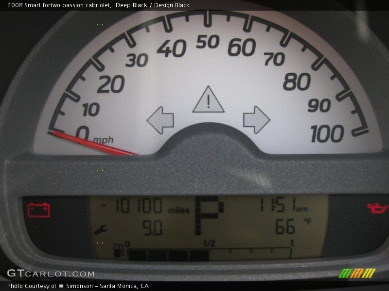 Deep Black / Design Black 2008 Smart fortwo passion cabriolet