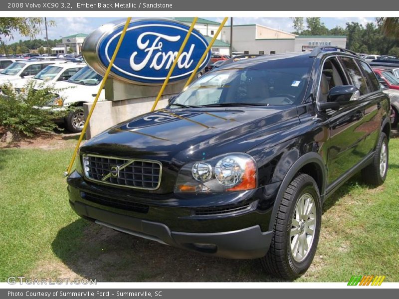 Ember Black Metallic / Sandstone 2008 Volvo XC90 3.2