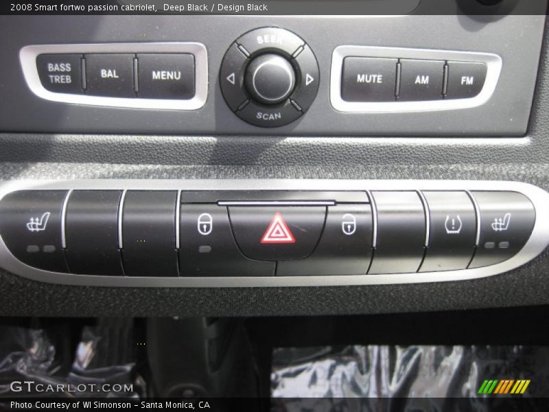 Deep Black / Design Black 2008 Smart fortwo passion cabriolet