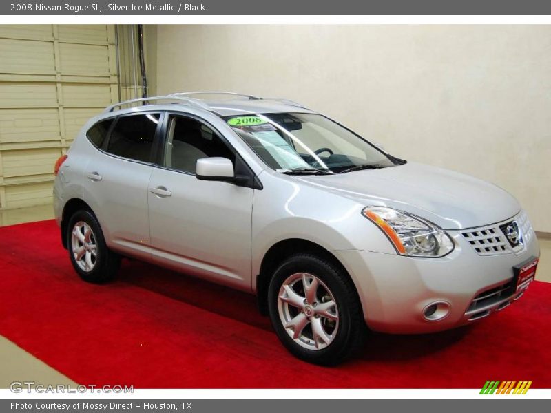 Silver Ice Metallic / Black 2008 Nissan Rogue SL
