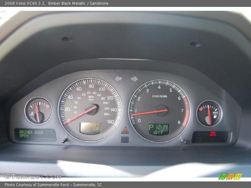 Ember Black Metallic / Sandstone 2008 Volvo XC90 3.2