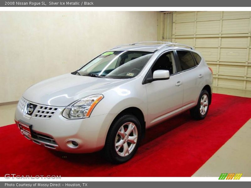 Silver Ice Metallic / Black 2008 Nissan Rogue SL