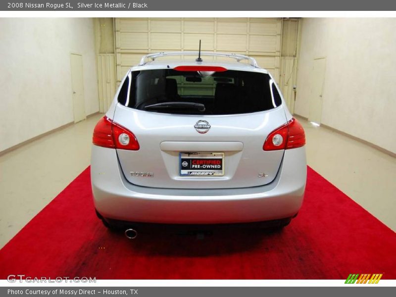 Silver Ice Metallic / Black 2008 Nissan Rogue SL