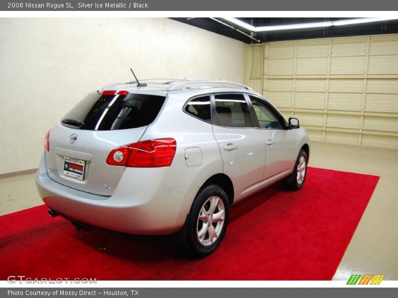 Silver Ice Metallic / Black 2008 Nissan Rogue SL