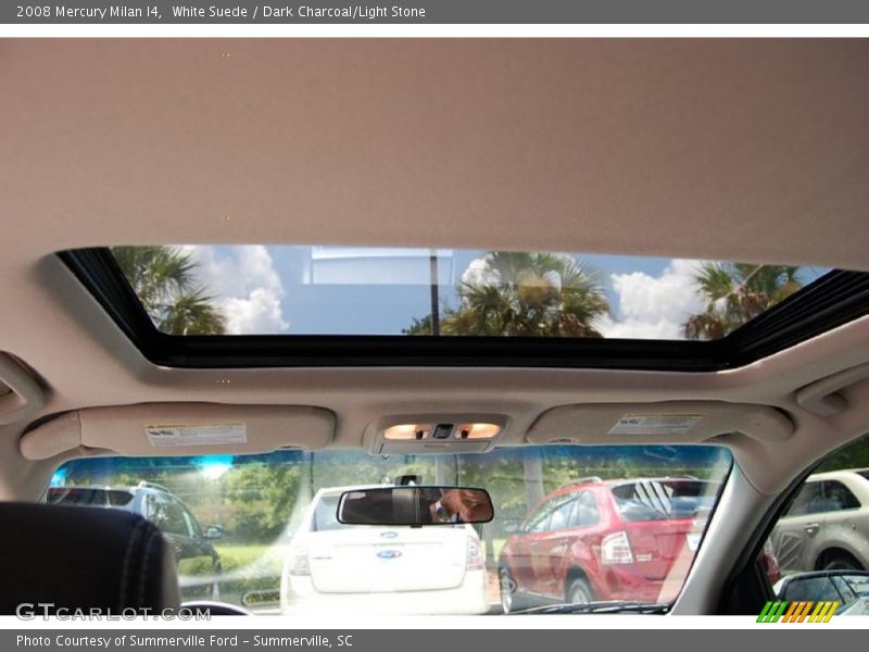 White Suede / Dark Charcoal/Light Stone 2008 Mercury Milan I4