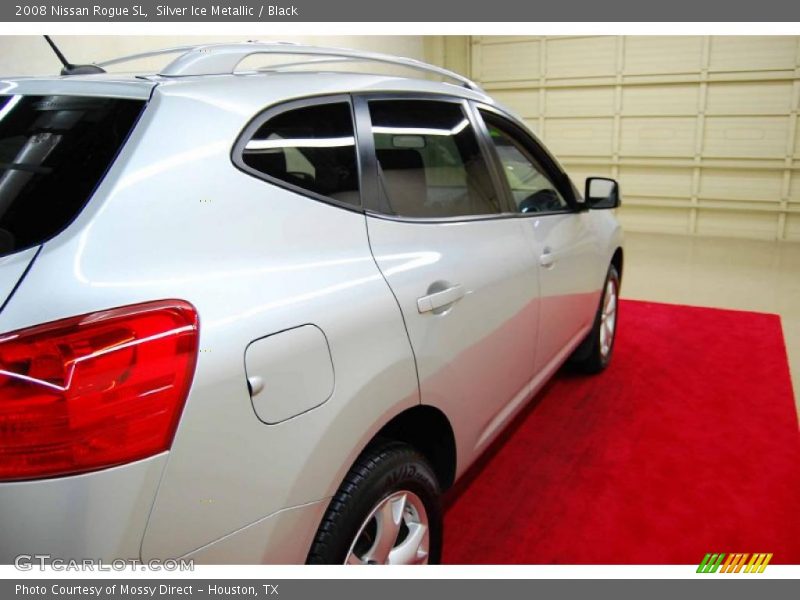 Silver Ice Metallic / Black 2008 Nissan Rogue SL