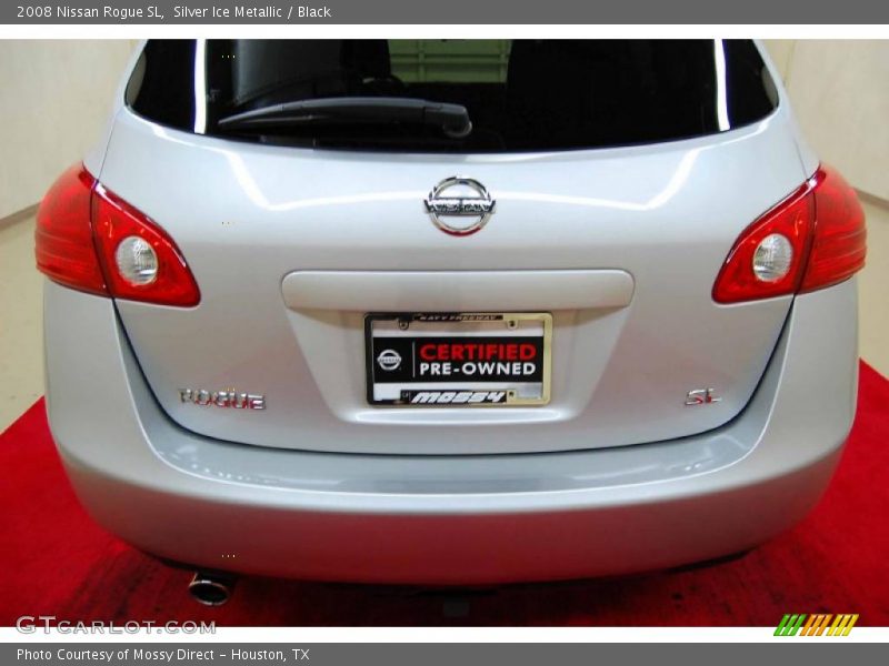 Silver Ice Metallic / Black 2008 Nissan Rogue SL