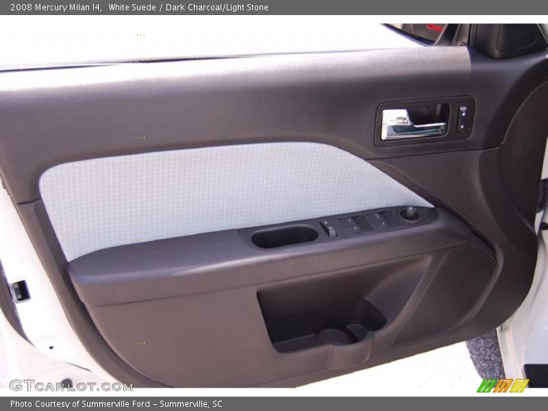 White Suede / Dark Charcoal/Light Stone 2008 Mercury Milan I4