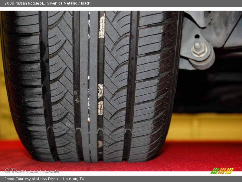 Silver Ice Metallic / Black 2008 Nissan Rogue SL