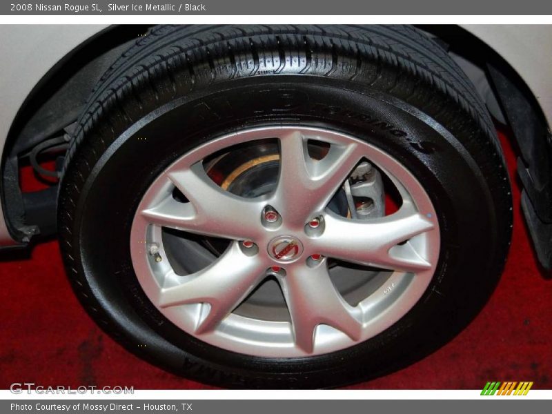 Silver Ice Metallic / Black 2008 Nissan Rogue SL