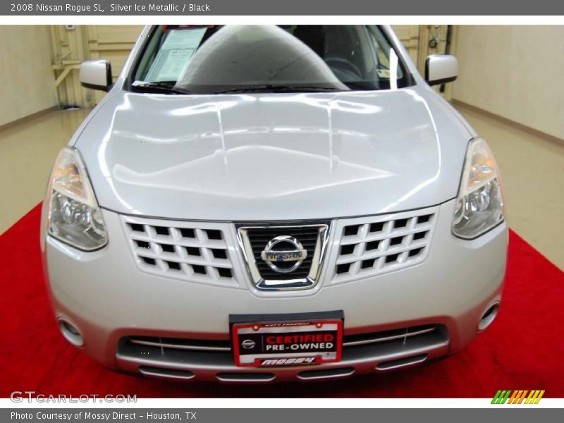 Silver Ice Metallic / Black 2008 Nissan Rogue SL