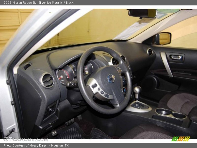 Silver Ice Metallic / Black 2008 Nissan Rogue SL