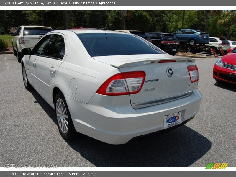White Suede / Dark Charcoal/Light Stone 2008 Mercury Milan I4