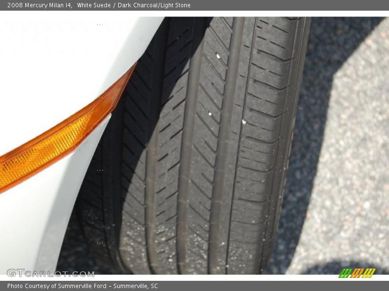 White Suede / Dark Charcoal/Light Stone 2008 Mercury Milan I4