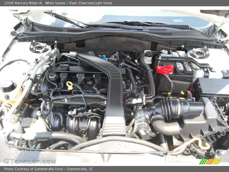 White Suede / Dark Charcoal/Light Stone 2008 Mercury Milan I4