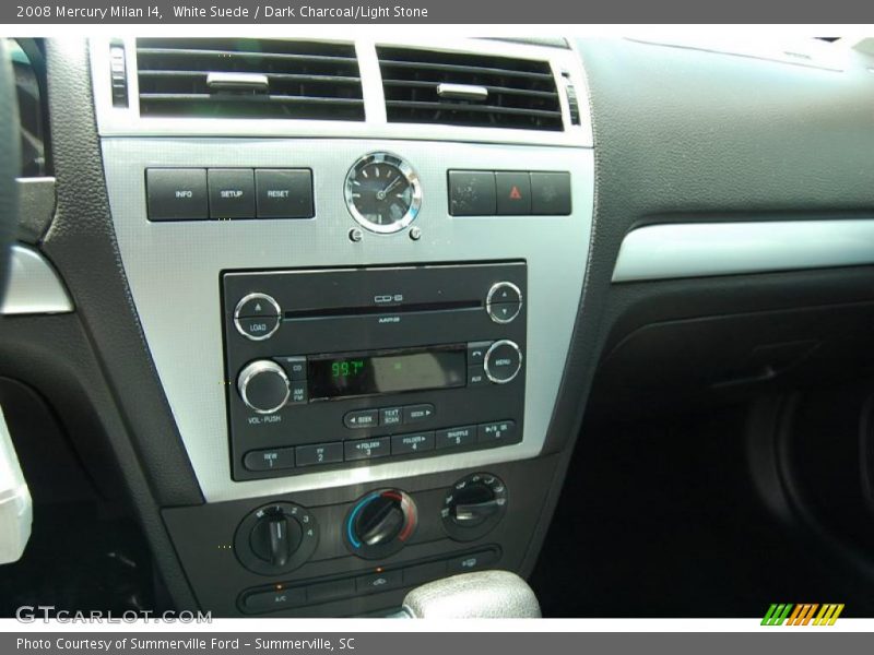 White Suede / Dark Charcoal/Light Stone 2008 Mercury Milan I4