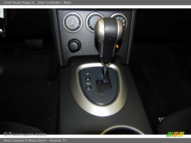 Silver Ice Metallic / Black 2008 Nissan Rogue SL